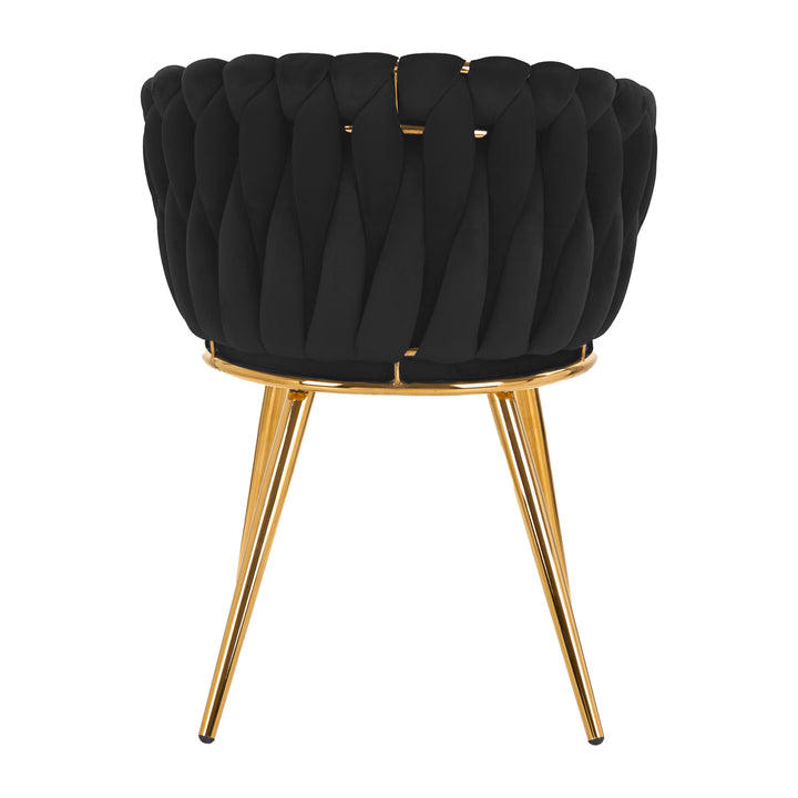 Taburett 4Rico QS-GW06G i sammet - Svart - bild 4