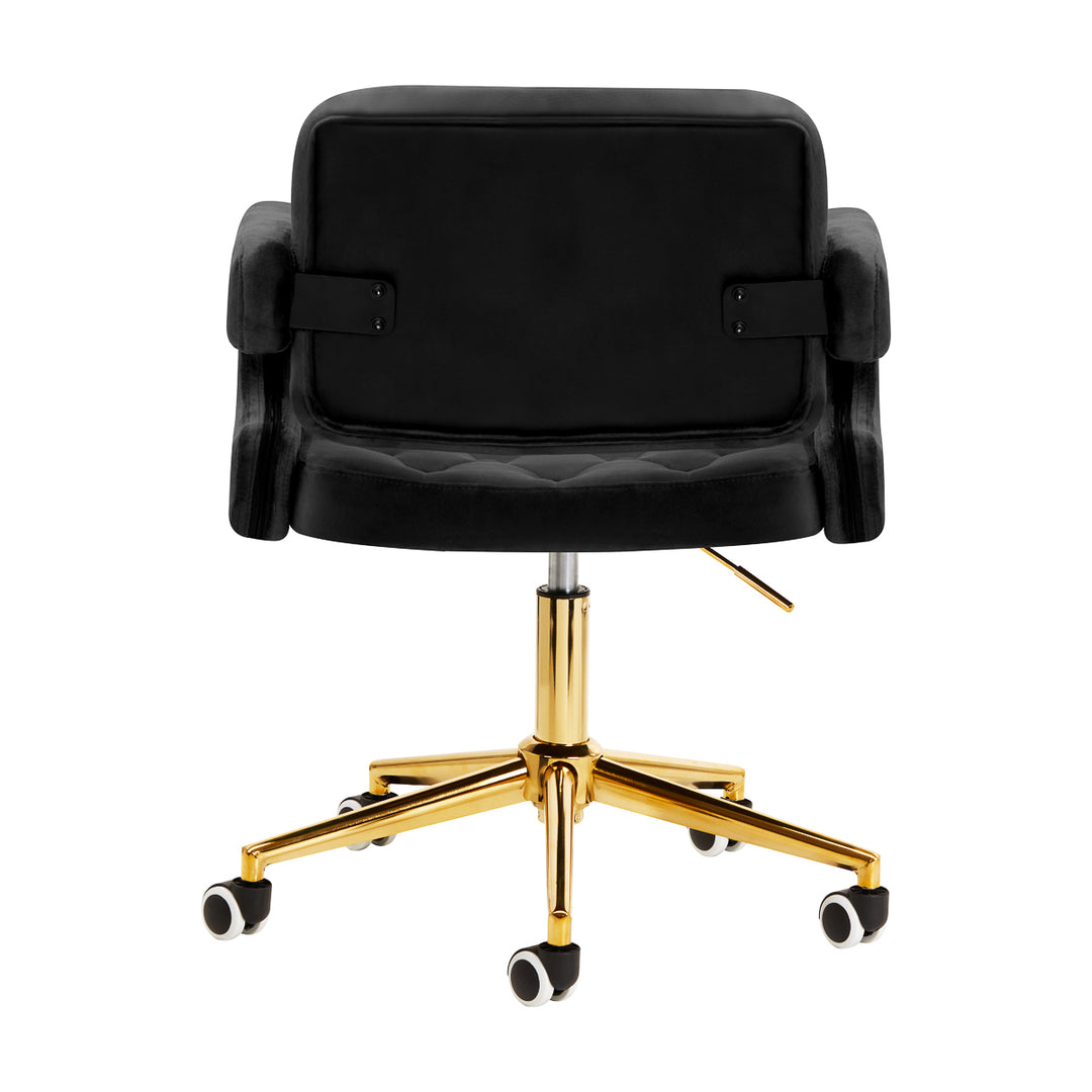 Taburett 4Rico QS-OF213G i sammet - Guld/Svart - bild 3