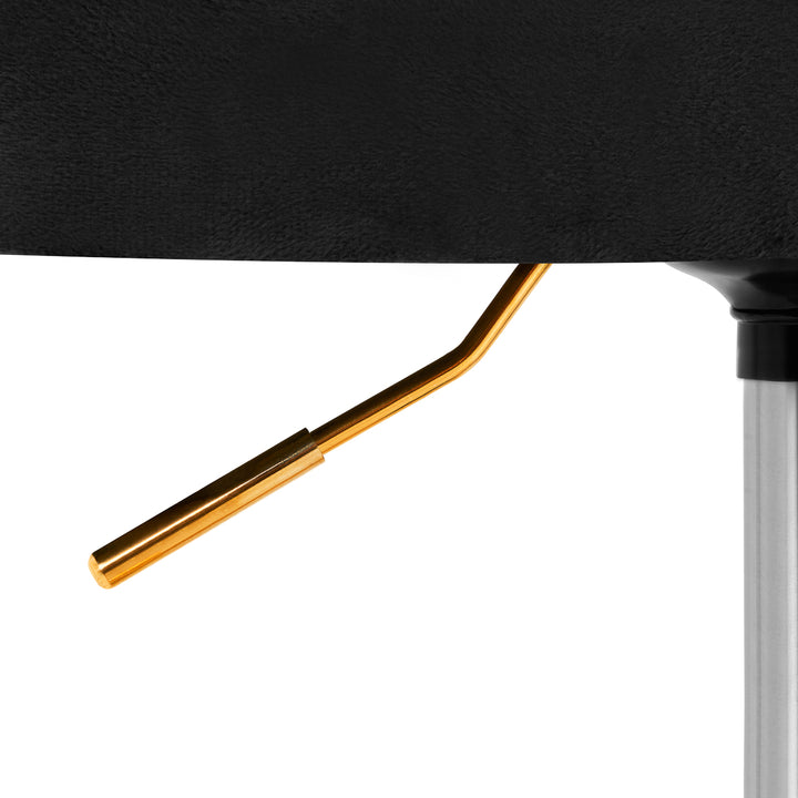 Taburett 4Rico QS-OF213G i sammet - Guld/Svart - bild 8