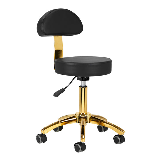Taburett AM-304G Justerbar – Svart/Guld