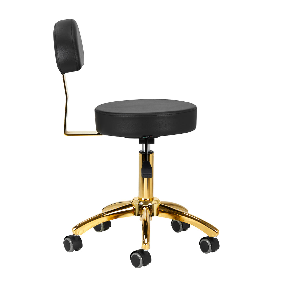 Taburett AM-304G Justerbar Guld-Svart - bild 2