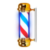 Barber Pole Belyst och Roterande Gabbiano BB-02 Guld