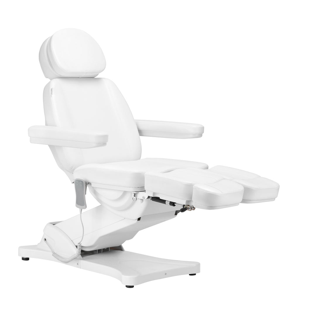 Elektrisk behandlingsstol Sillon Classic Pedi 2 motorer - Vit - bild 2