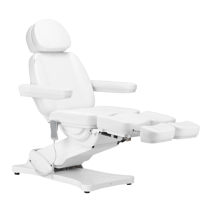 Elektrisk behandlingsstol Sillon Classic Pedi 2 motorer - Vit - bild 3