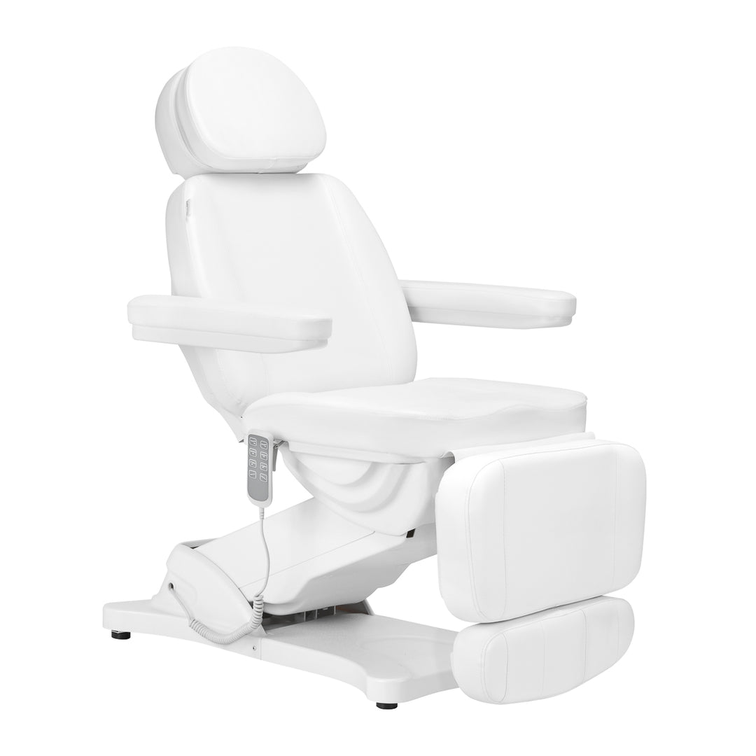 Elektrisk behandlingsstol Sillon Classic 4 motorer med tilt - Vit