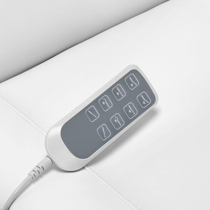 Elektrisk behandlingsstol Sillon Classic 4 motorer med tilt - Vit - bild 12