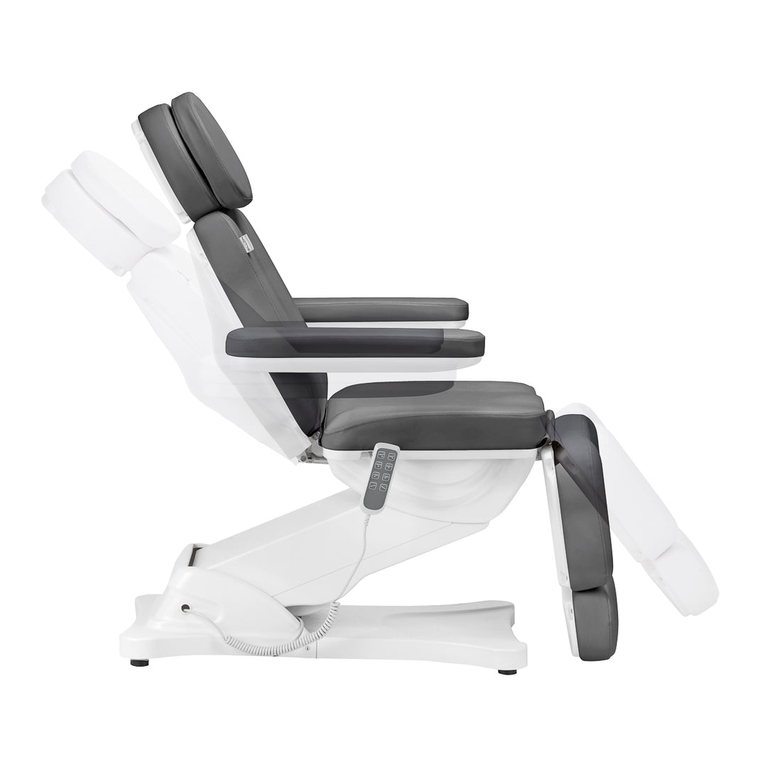 Elektrisk behandlingsstol Sillon Classic 4 motorer med tilt - Grå - bild 5