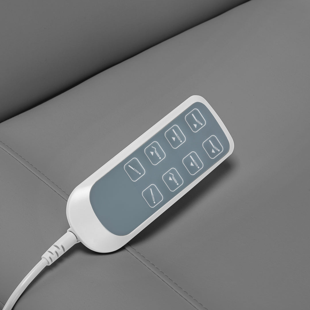 Elektrisk behandlingsstol Sillon Classic 4 motorer tiltbar - Grå - bild 13