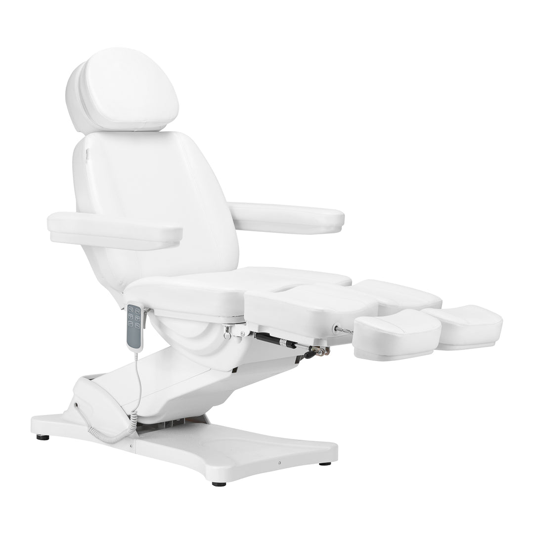 Elektrisk behandlingsstol Sillon Classic 3 motorer med tilt - Vit - bild 3