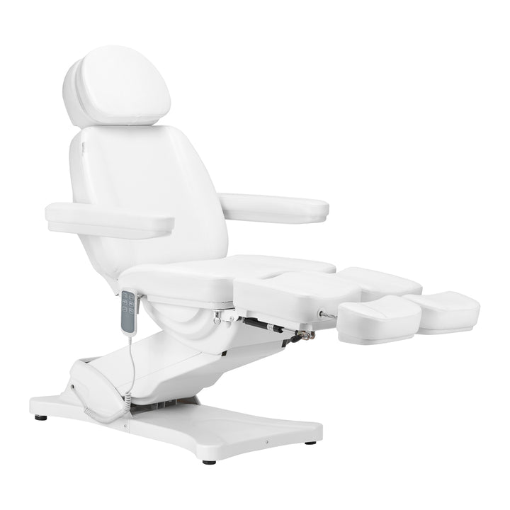 Elektrisk behandlingsstol Sillon Classic 3 motorer med tilt - Vit - bild 3
