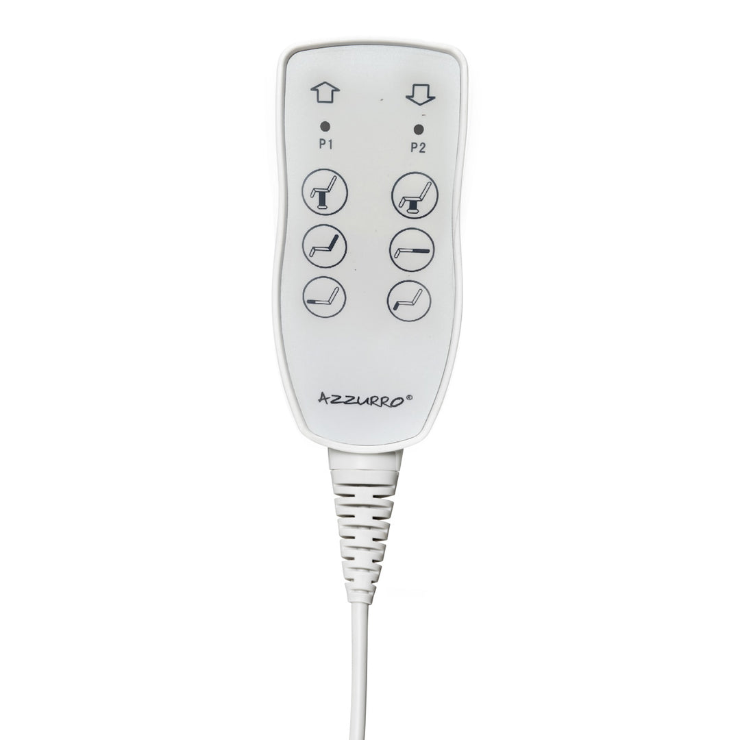Elektrisk behandlingsstol Azurro 891 3 motorer - Grå - bild 10