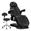 Elektrisk behandlingsstol Sillon Lux 273B 3 Motorer med Pall Svart