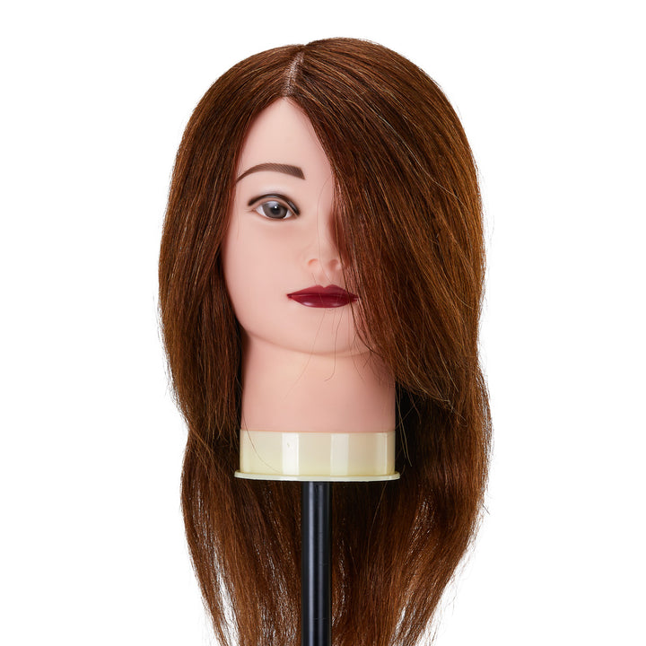 Kappershoofd Gabbiano WZ1 Echt Haar 30 cm Bruin
