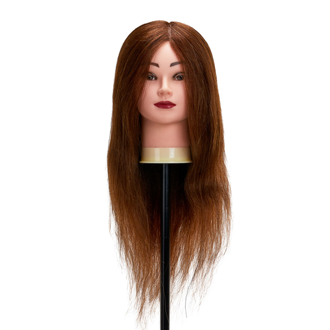 Kappershoofd Gabbiano WZ1 Echt Haar 42 cm Bruin - afbeelding 2