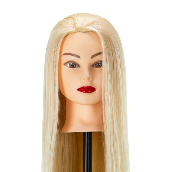Frisörhuvud Gabbiano WZ2 Syntetiskt Hår 55 cm Blond