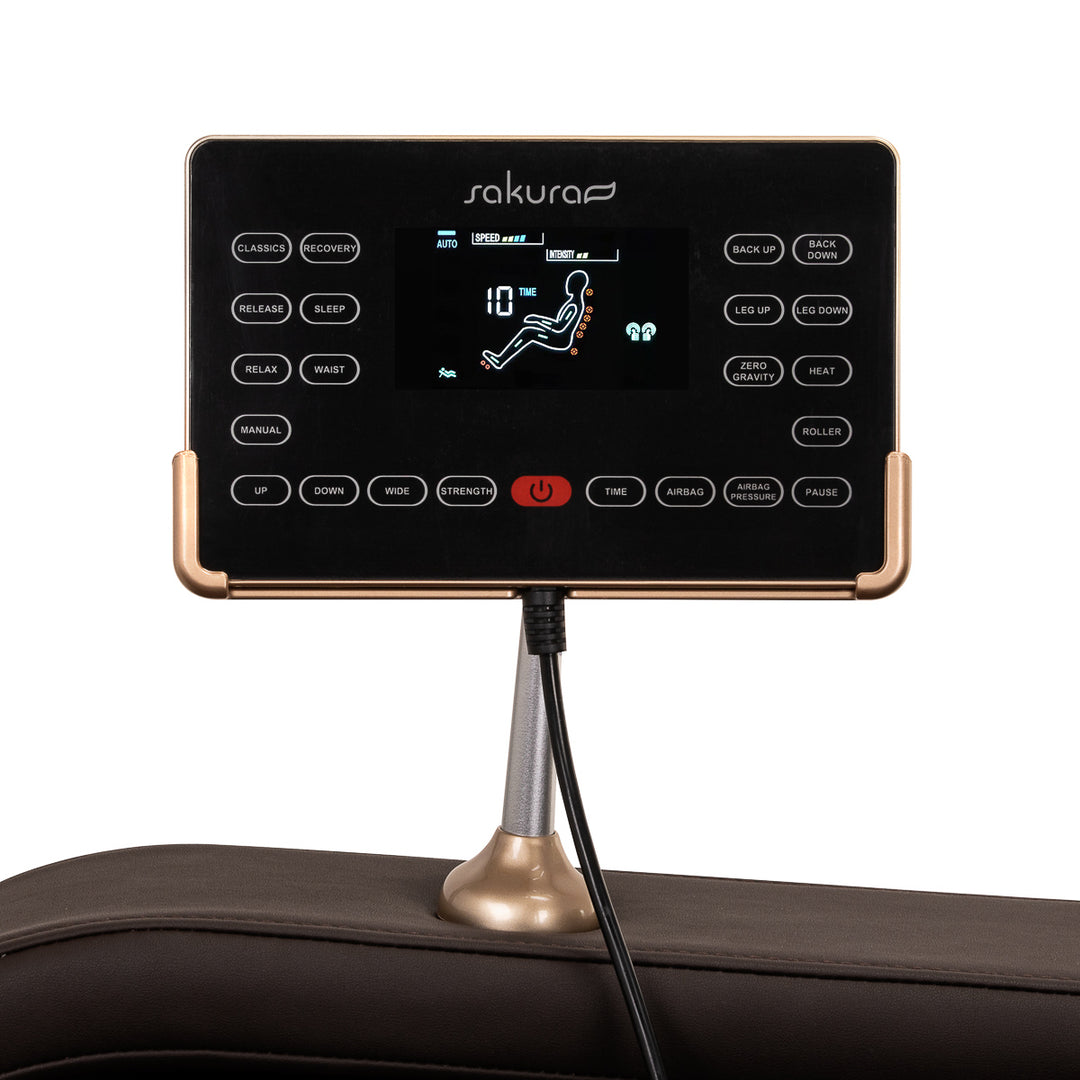 Elektrisk Massagefåtölj Sakura Comfort Plus 806 - Brun - bild 17