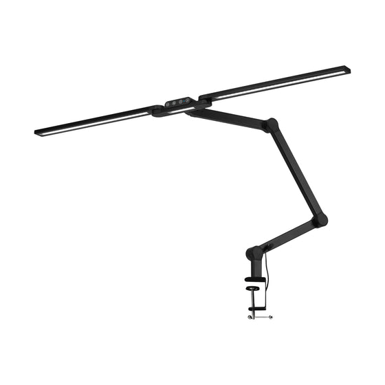 LED-lampa Glow L04 med klämma, svart - Nagellampa bord