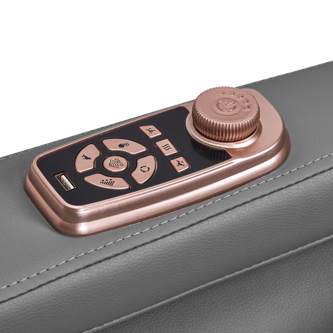 Elektrisk Massagefåtölj Sakura Classic 802A - Vit/Grå - bild 16