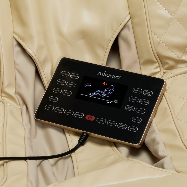 Elektrisk Massagefåtölj Sakura Comfort Plus 806 - Beige/Brun - bild 14
