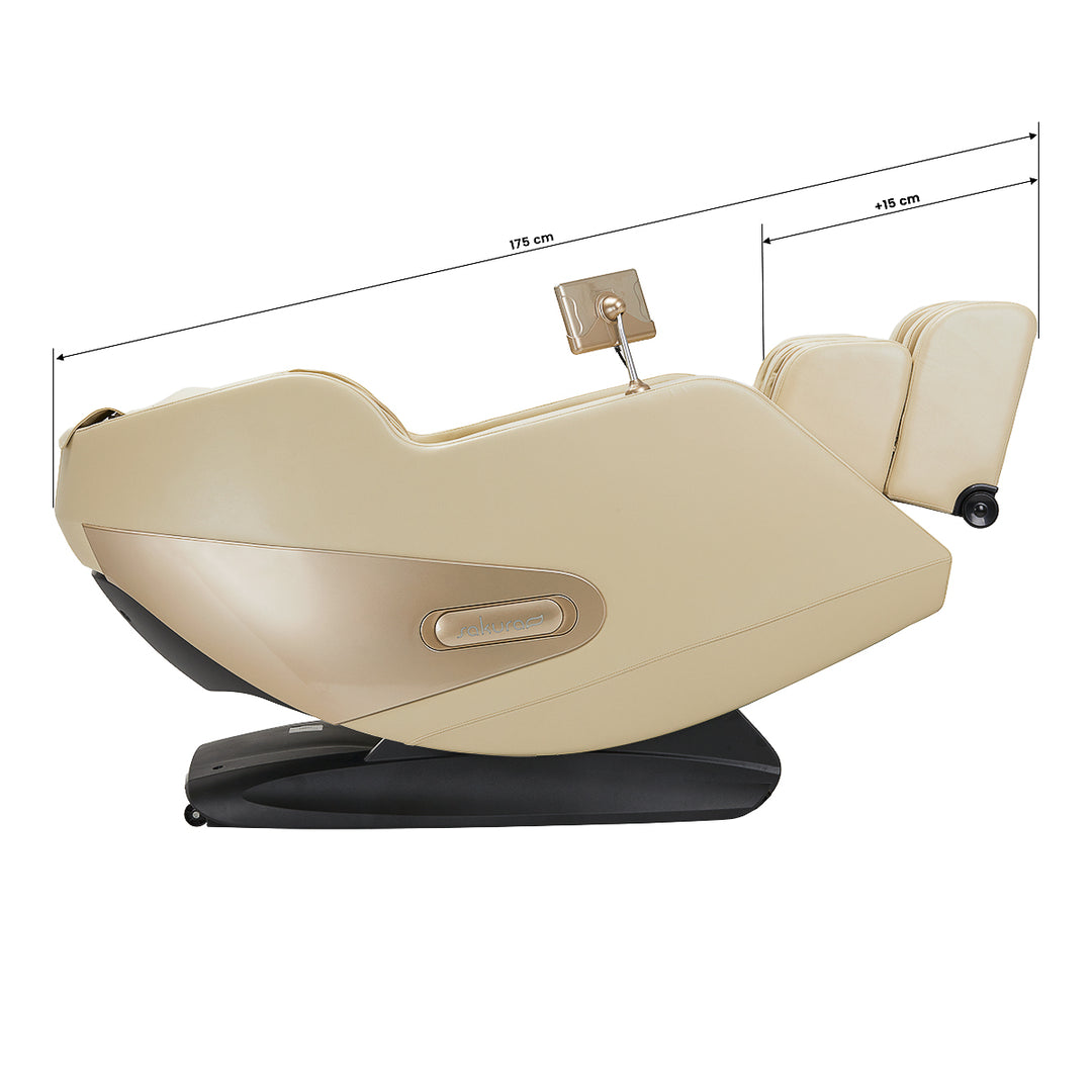 Elektrisk Massagefåtölj Sakura Comfort Plus 806 - Beige/Brun - bild 20