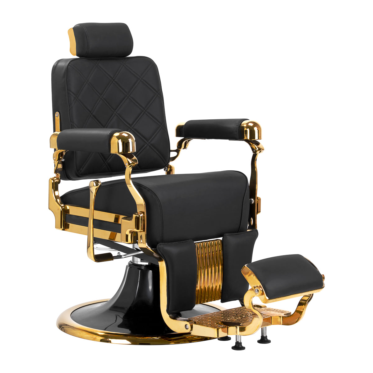 Barberarstol Gabbiano Leonardo - Guld/Svart