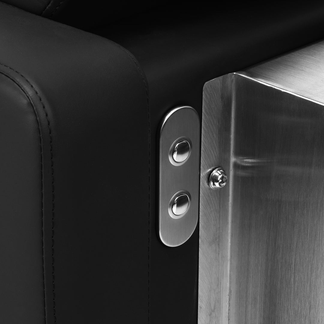 Schamponering med elektriskt fotstöd Gabbiano Sylvia Svart - bild 8