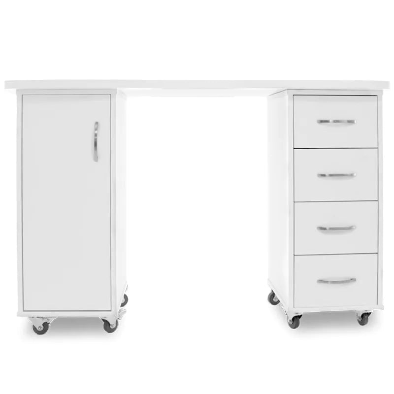 Nagelbord 2027 Vit med hjul - bild 2