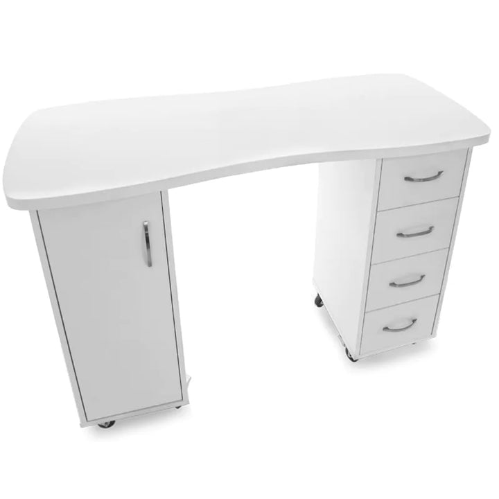 Nagelbord 2027 Vit med hjul - bild 4