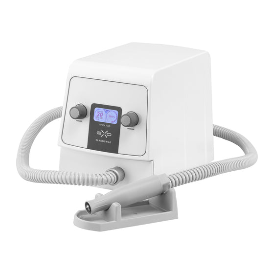 Elektrisk nagelfil Exo Classic med utsug