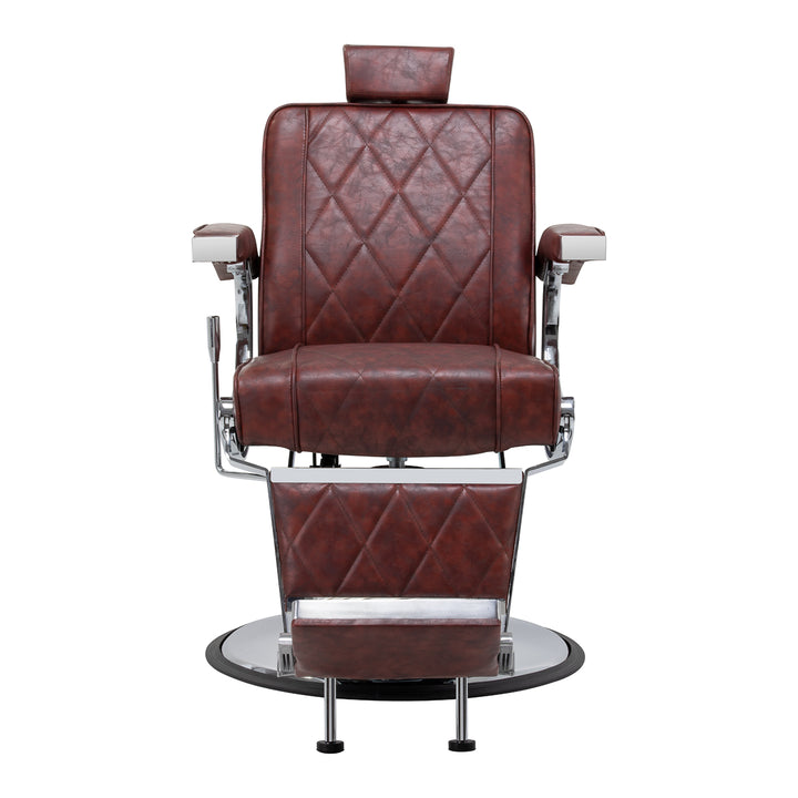 Barberarstol Hair System BM88066 Bordeauxröd - bild 4