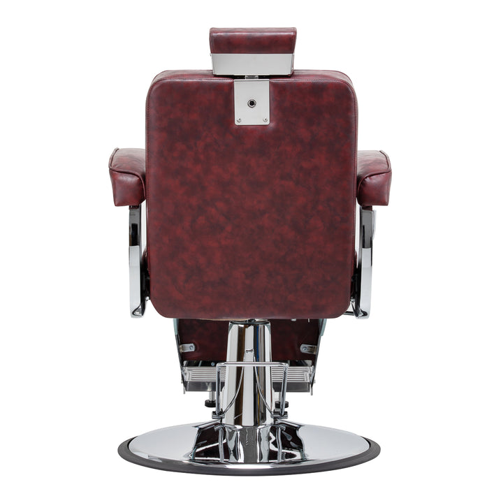 Barberarstol Hair System BM88066 Bordeauxröd - bild 5