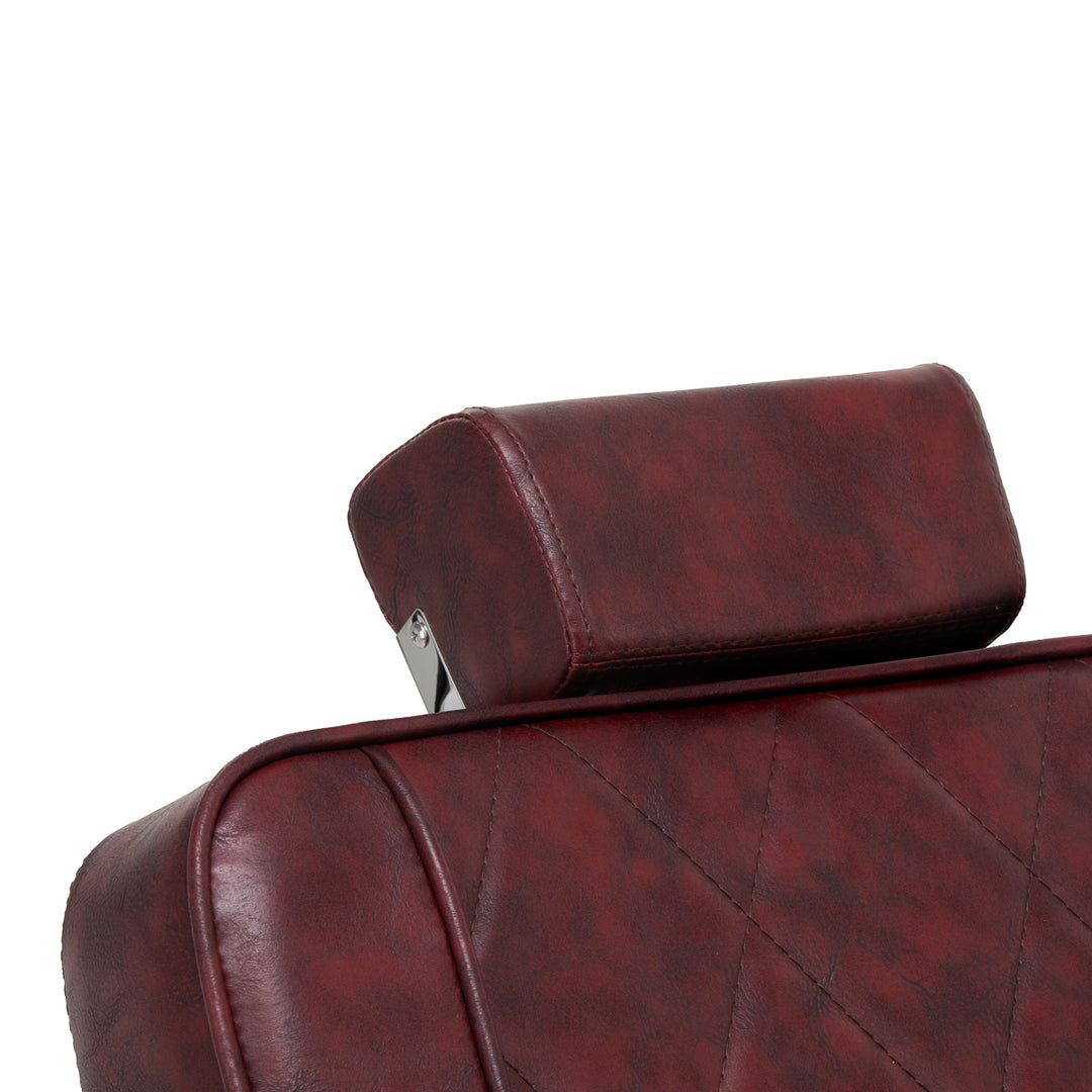Barberarstol Hair System BM88066 Bordeauxröd - bild 9