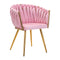 4Rico QS-GW06G Taburett i Sammet - Rosa
