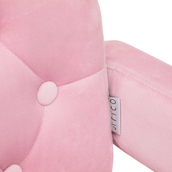 Taburett 4Rico QS-OF213G i sammet - Guld/Rosa - bild 7