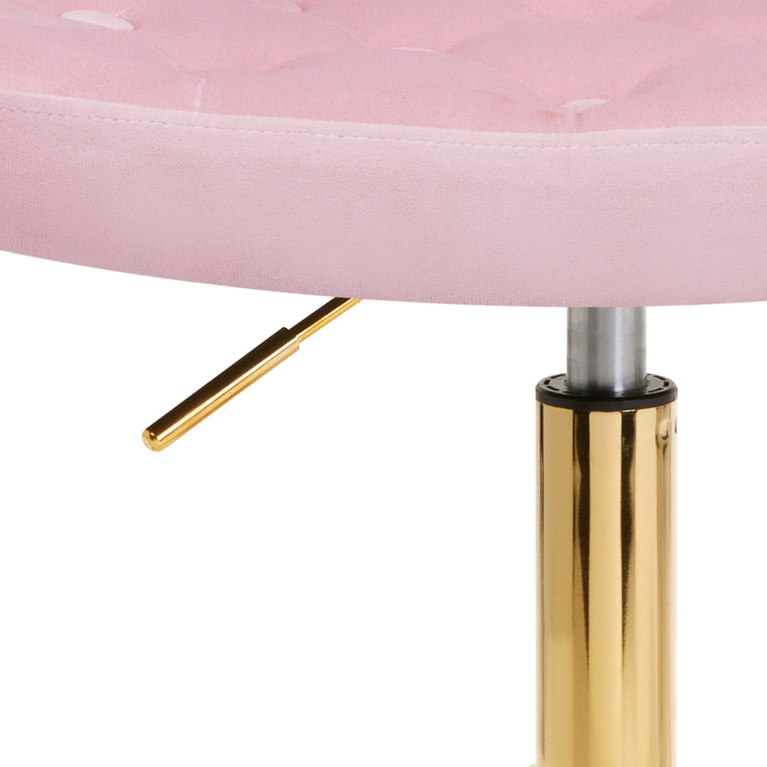 Taburett 4Rico QS-OF213G i sammet - Guld/Rosa - bild 8