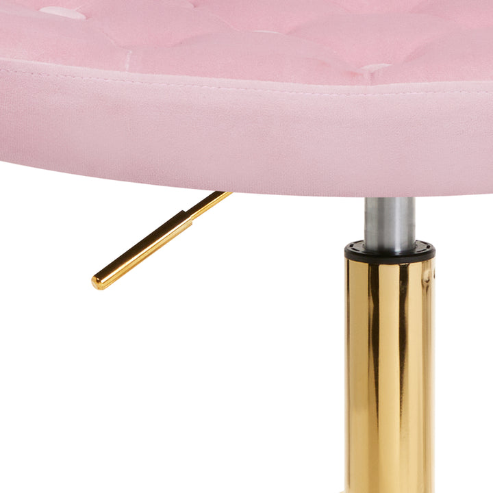Taburett 4Rico QS-OF213G i sammet - Guld/Rosa - bild 8