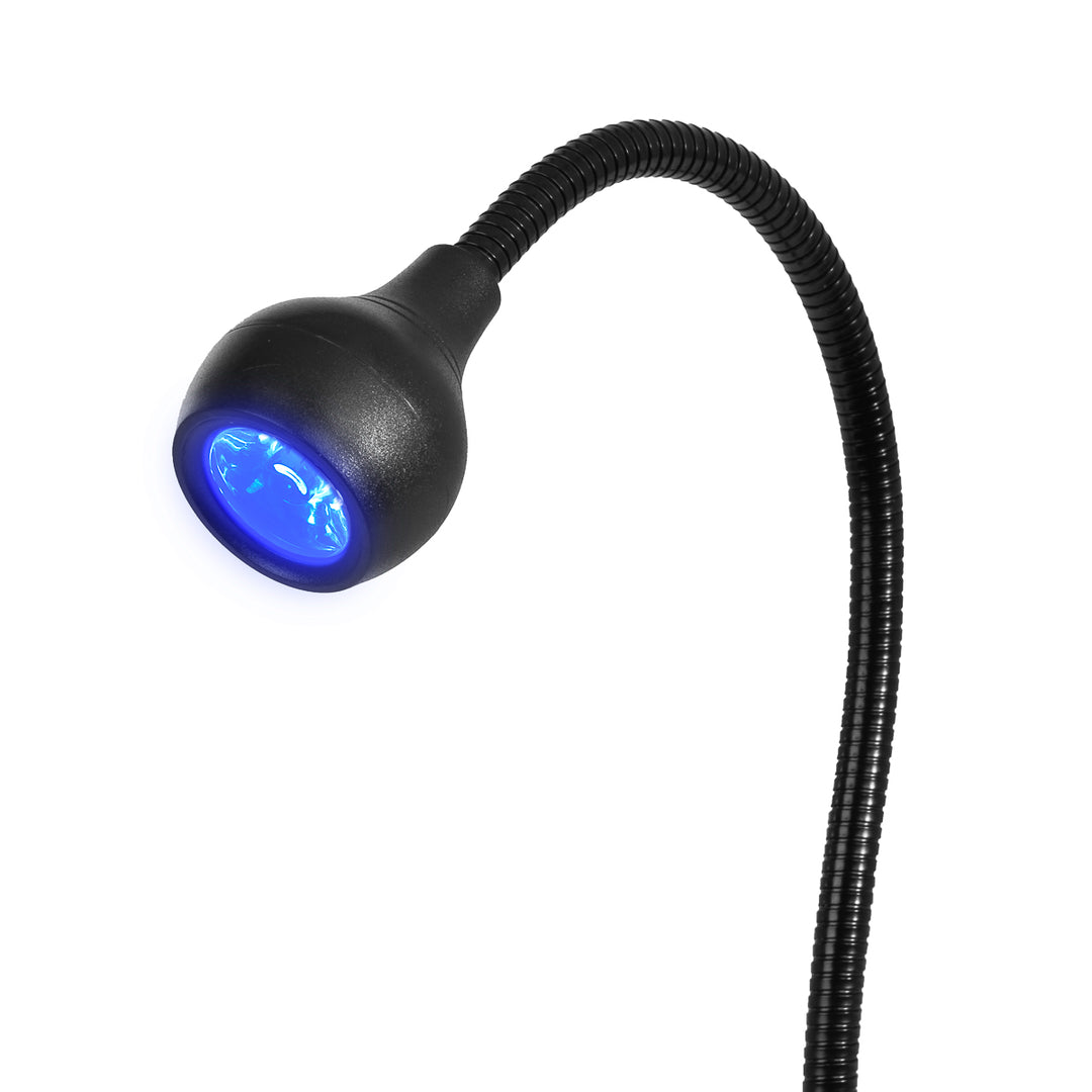 UV/LED-lampa för naglar Glow Snake med klämma - Svart - bild 2