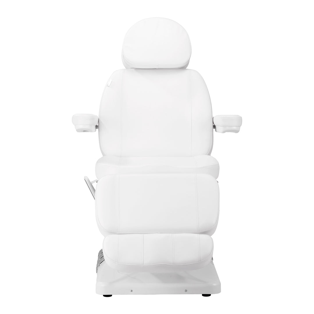 Elektrisk behandlingsstol Sillon Luxury 3 motorer Vit - Fotpedal - bild 2
