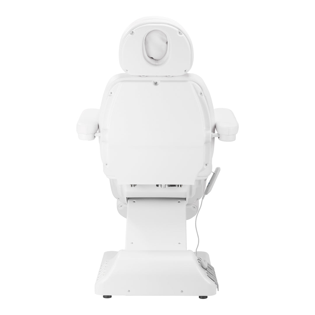 Elektrisk behandlingsstol Sillon Luxury 3 motorer Vit - Fotpedal - bild 3