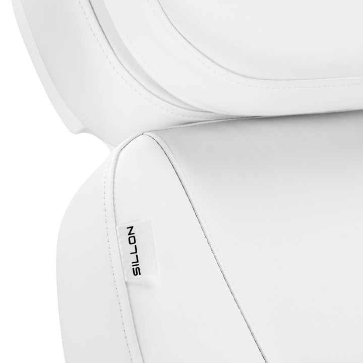 Elektrisk behandlingsstol Sillon Luxury 3 motorer Vit - Fotpedal - bild 16