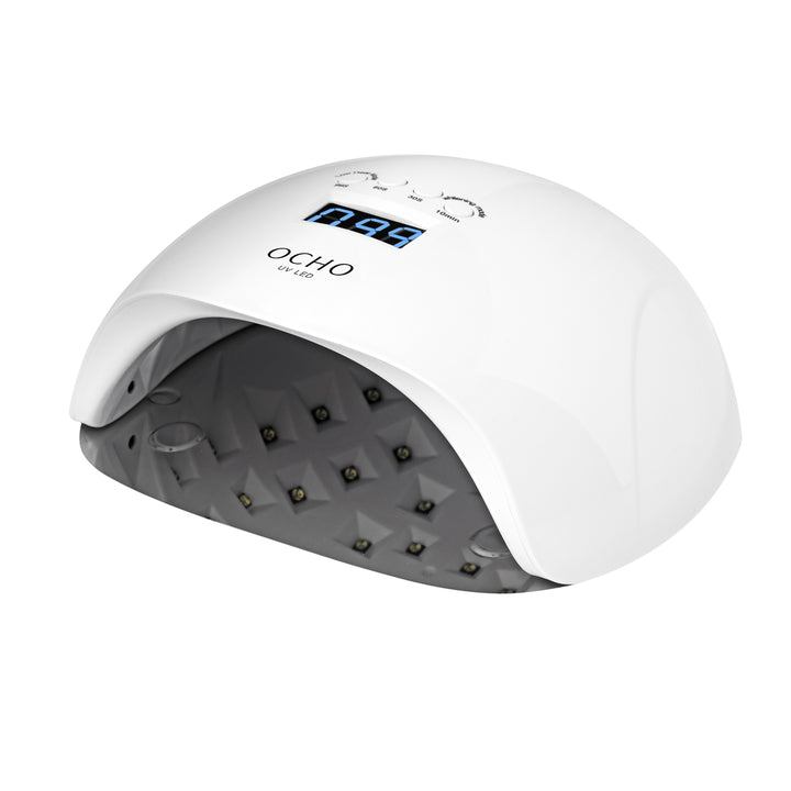 UV/LED-lampa för naglar Ocho Nails X13 65W Red Light - Vit - bild 2