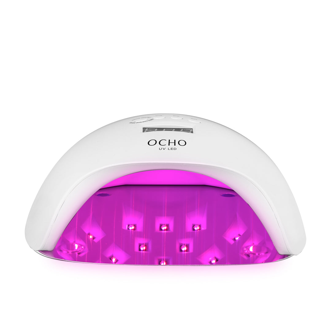 UV/LED-lampa för naglar Ocho Nails X13 65W Red Light - Vit - bild 3