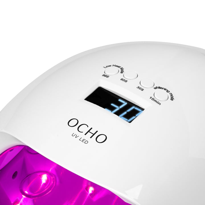 UV/LED-lampa för naglar Ocho Nails X13 65W Red Light - Vit - bild 5