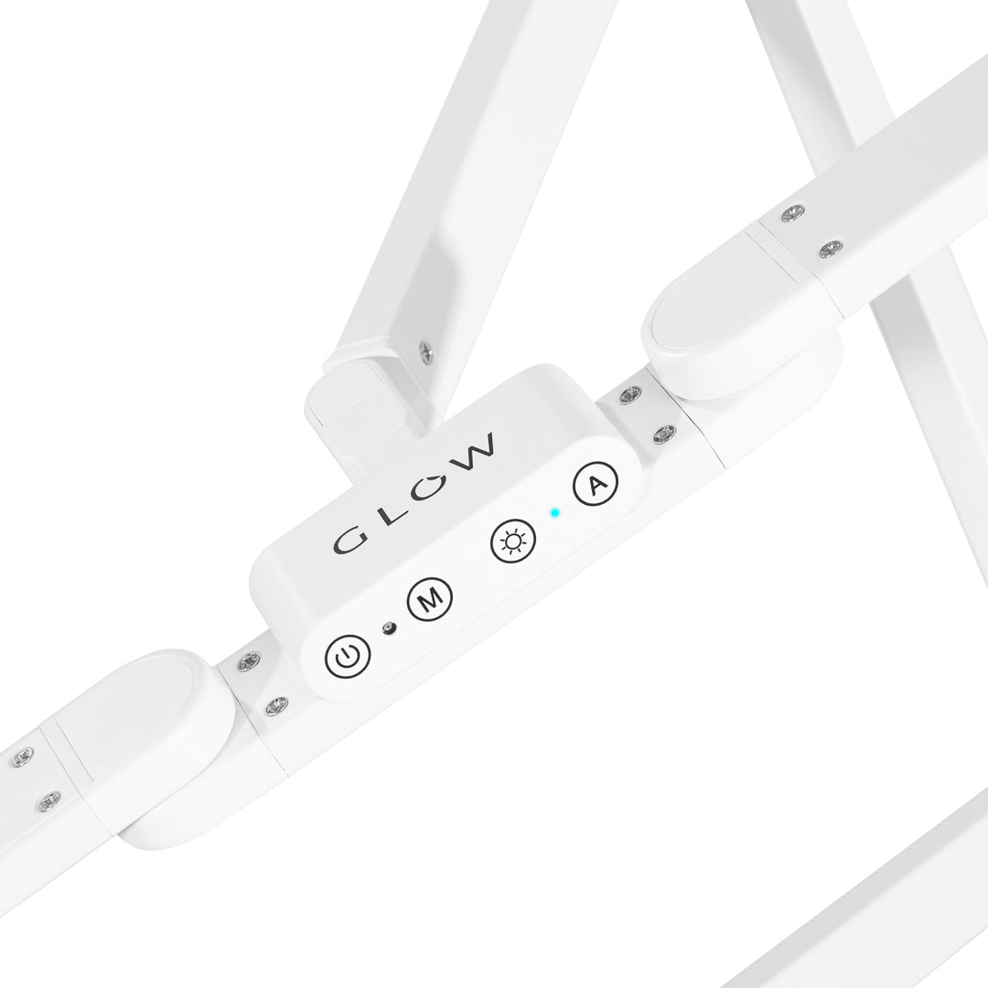 LED-lampa för naglar Glow L04 Vit med bordsfäste - bild 4