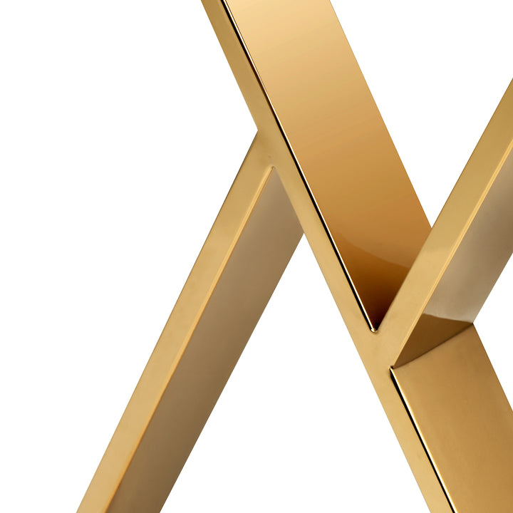 Nagelbord Momo 04 Guld-Vit med utsug - bild 6