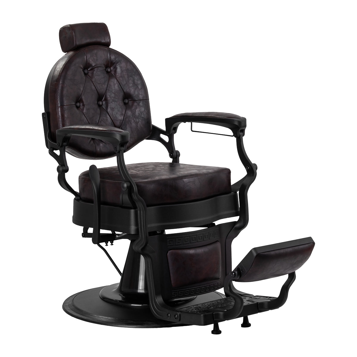 Barberarstol Gabbiano President - Brun