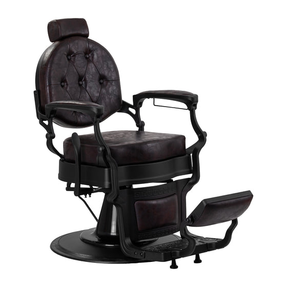 Barberstol Gabbiano President - Brun