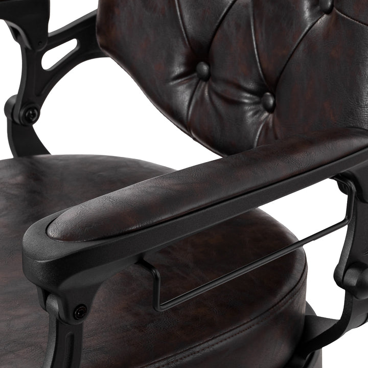 Barberarstol Gabbiano President - Brun - bild 15