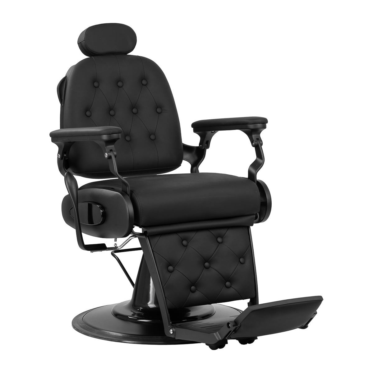 Barberarstol Gabbiano Francesco - Svart