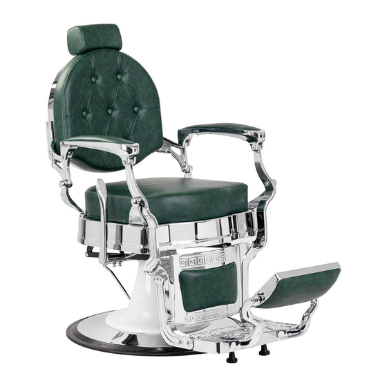 Barberstol Gabbiano President Grön/Krom